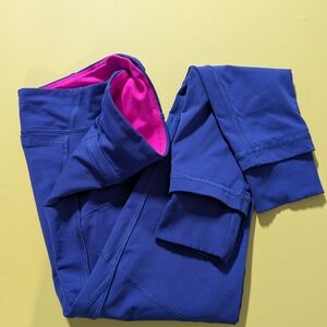 Ivivva Purple and Pink Kids Leggings